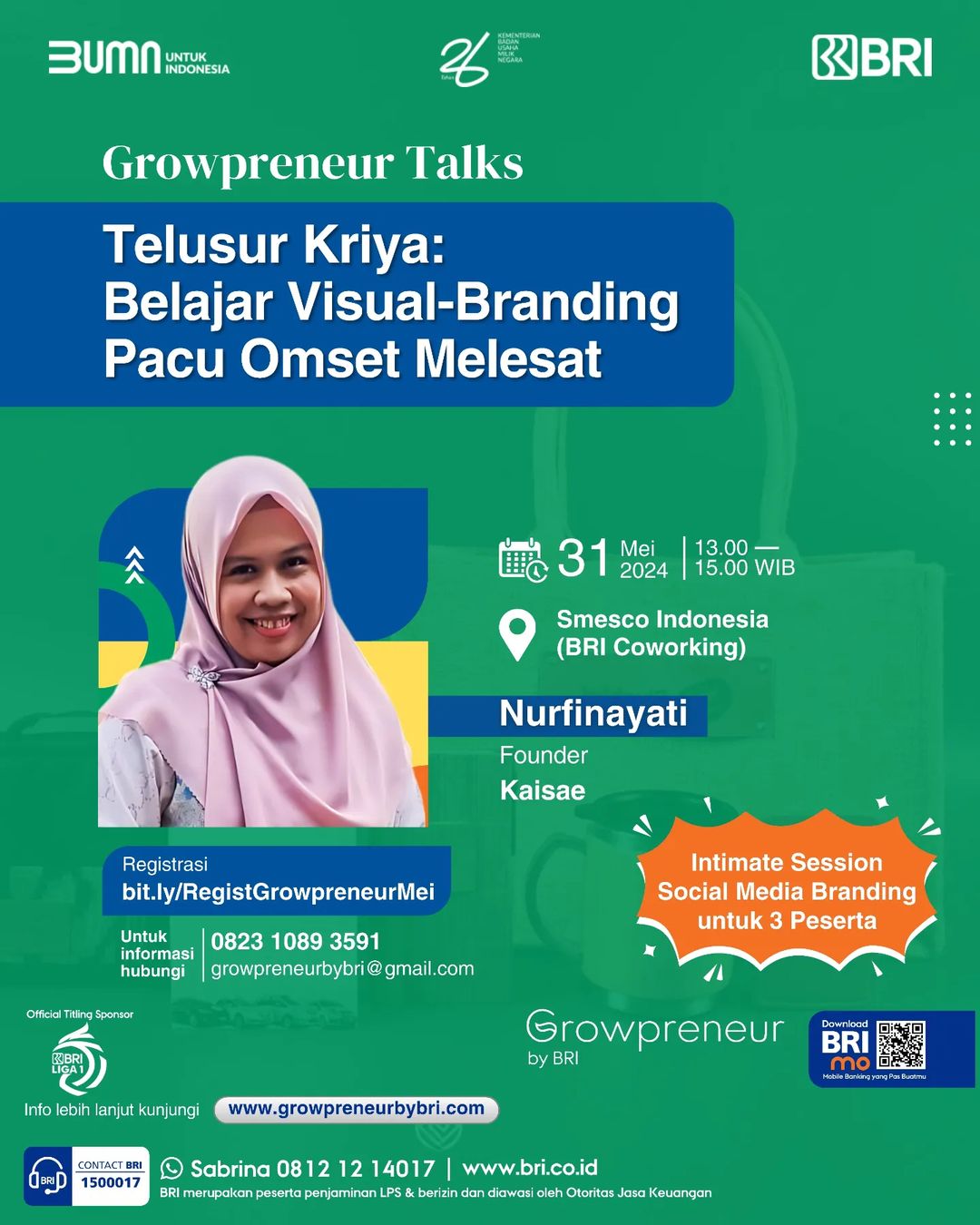 Growpreneur Talks Telusur Kriya: Belajar Visual-Branding Pacu Omset Melesat