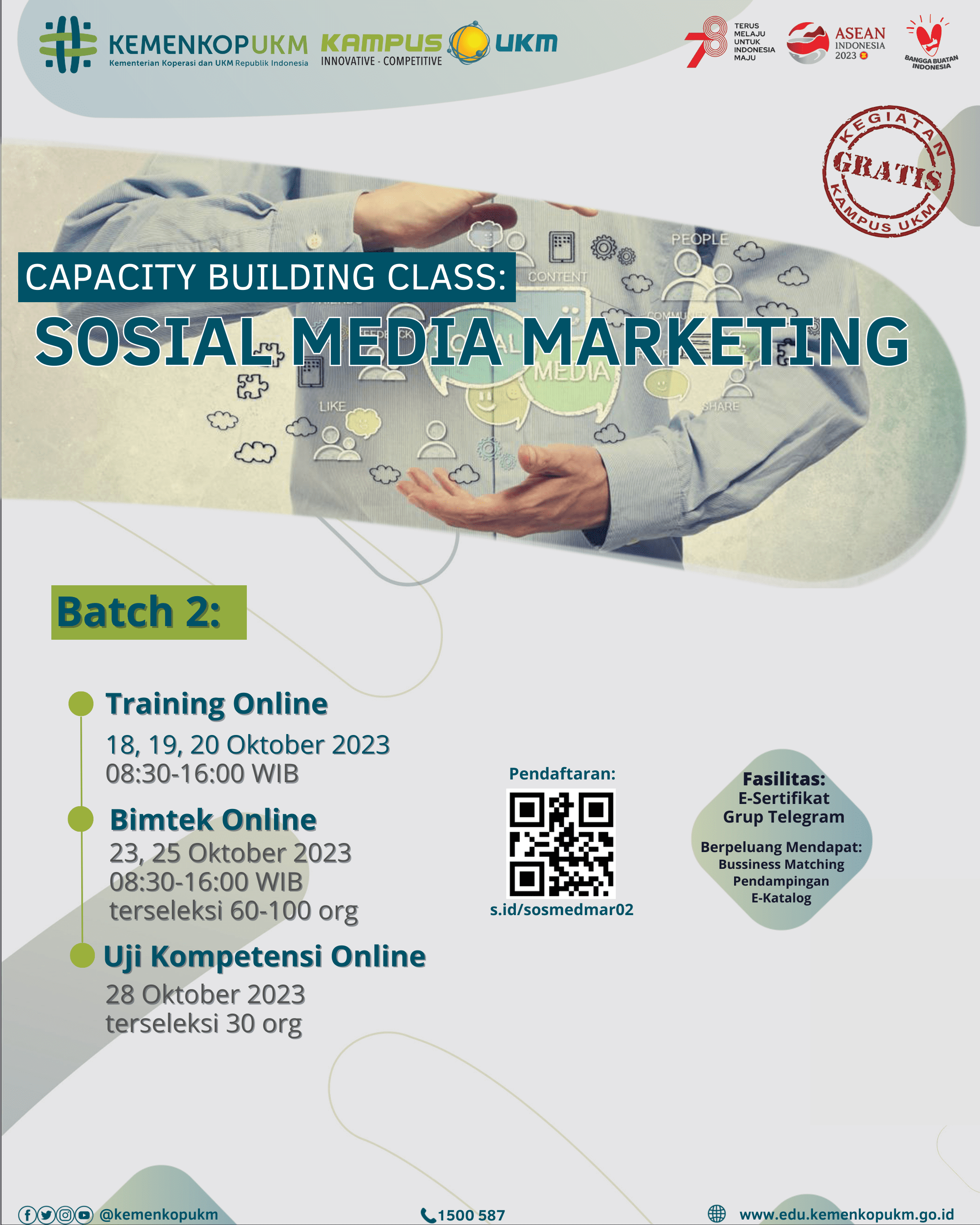 Training Sosial Media Marketing oleh Kampus UKM