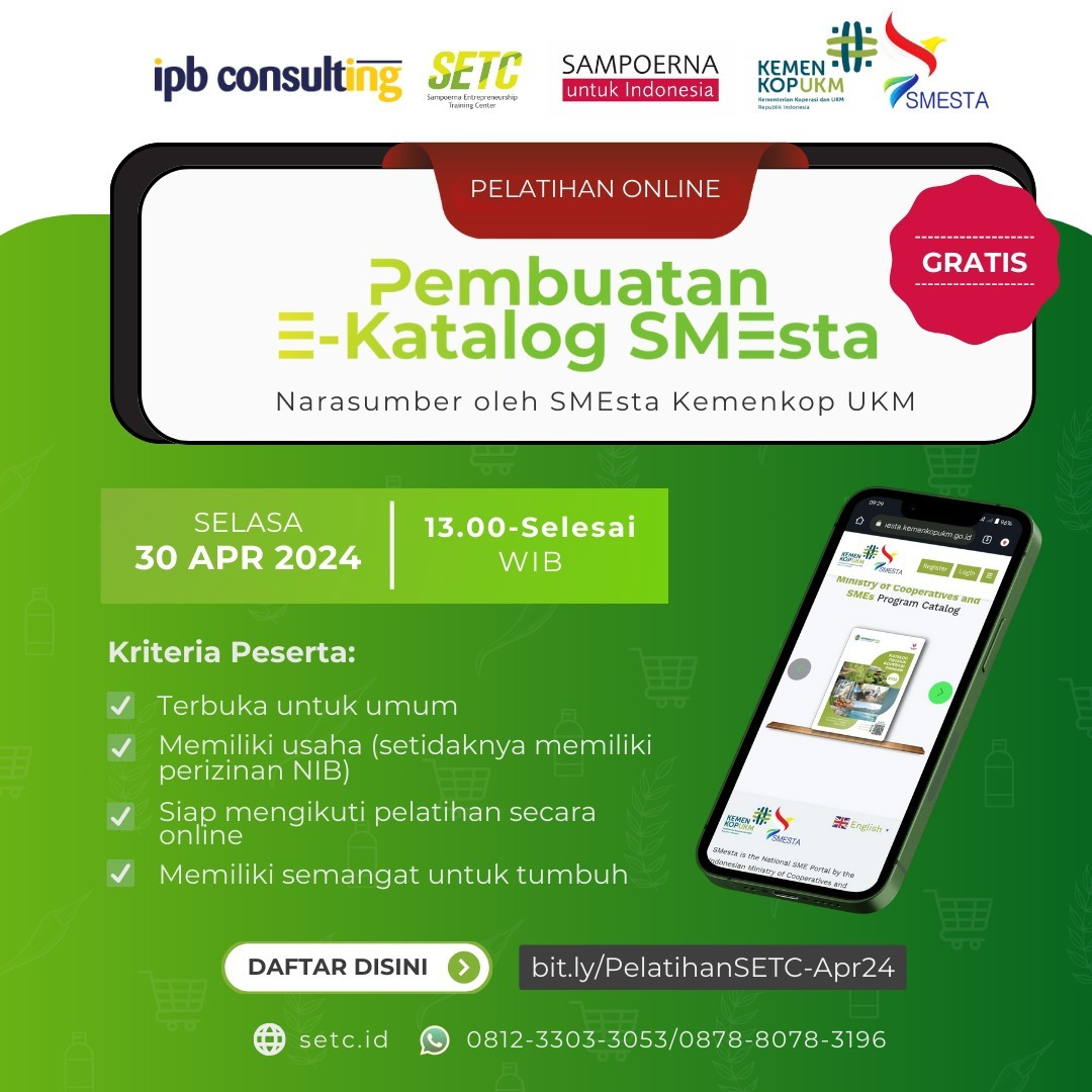Pelatihan Pembuatan Katalag Produk SMEsta