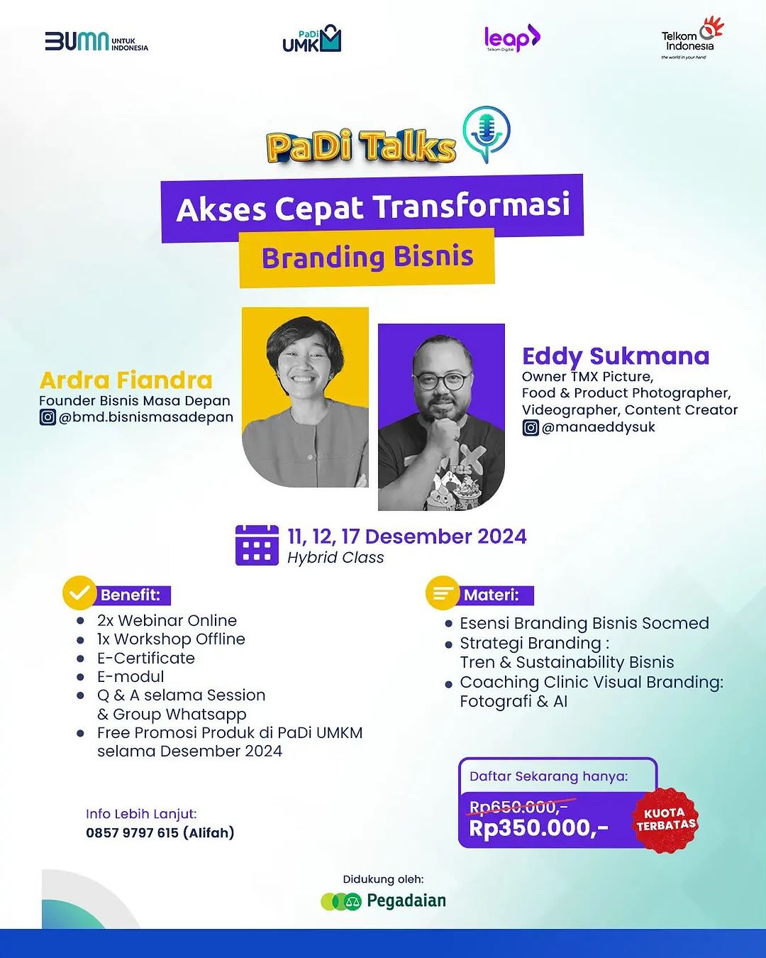 PaDi Business Forum & Showcase 2024: Wujudkan Branding Bisnis yang Lebih Kuat!