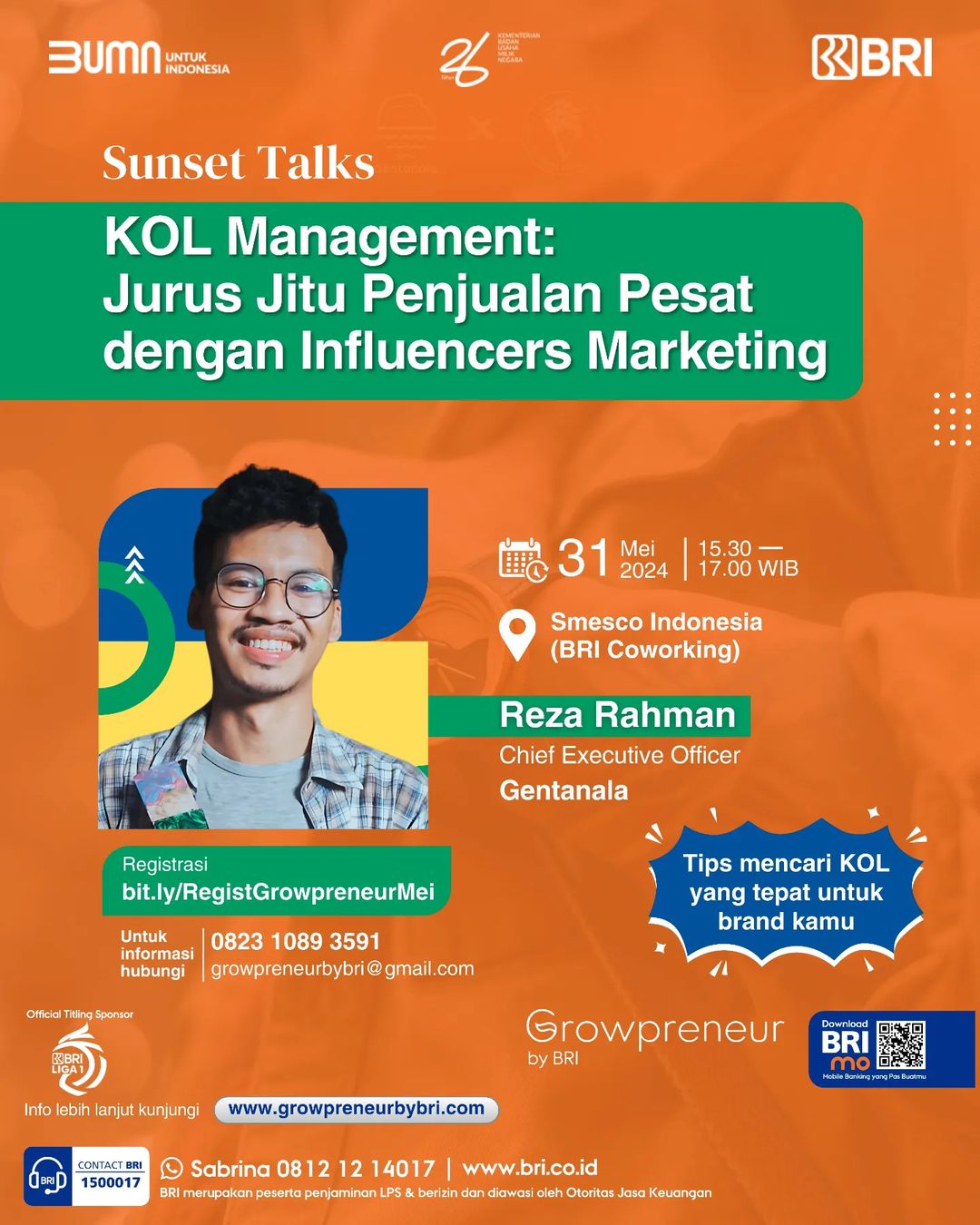 Sunset Talk: Jurus Jitu Penjualan Pesat dengan Influencer Marketing.