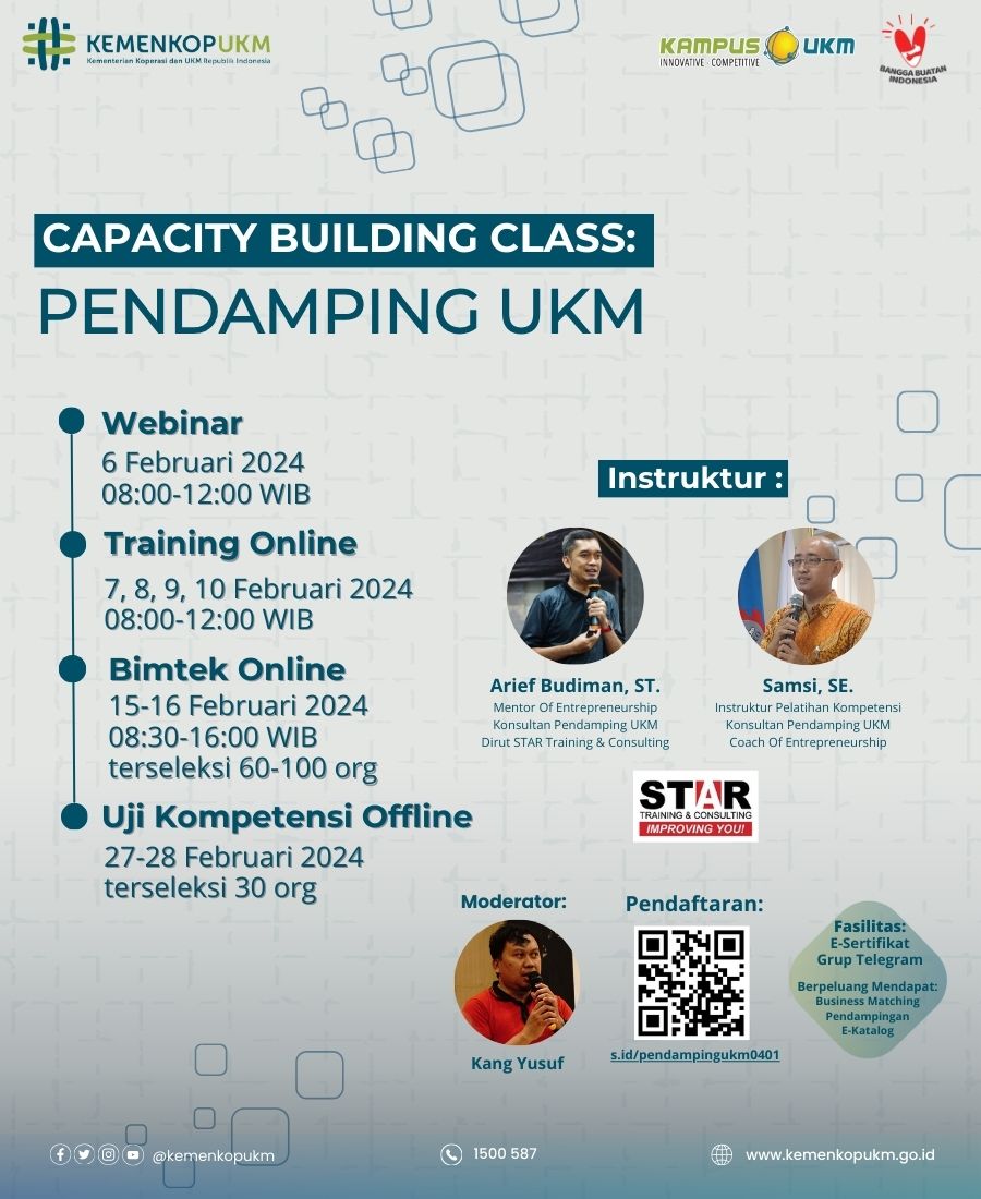 Training Pendamping UKM oleh Kampus UKM